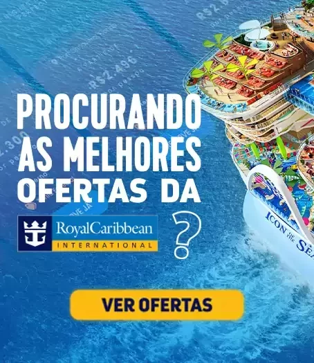 Banner de ofertas de cruzeiros para visualização em smartphones - Shopping de Cruzeiros