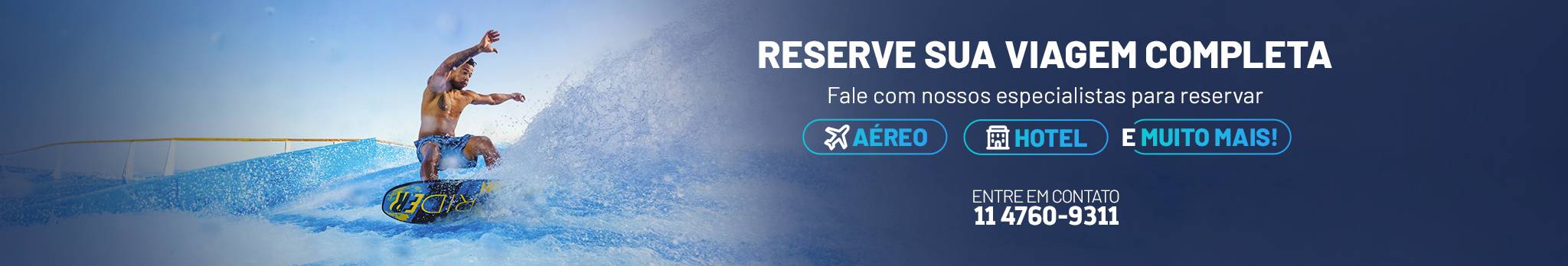 Reserve nossos Serviços - Aéreo - Hotel e Muito mais